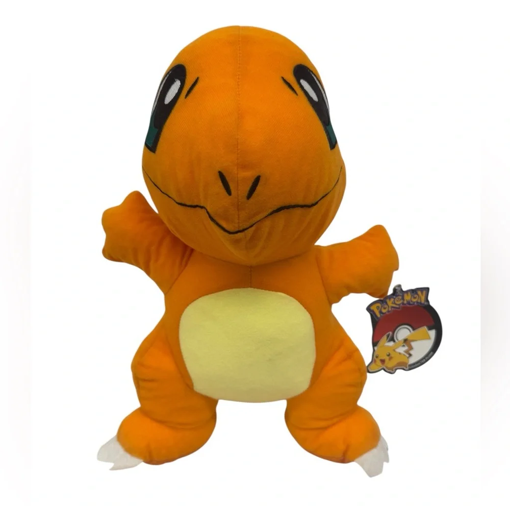 NWT 2020 Pokemon Toy Factory CHARMANDER Fire Tail 14” Stuffed Animal Toy w/ Tags